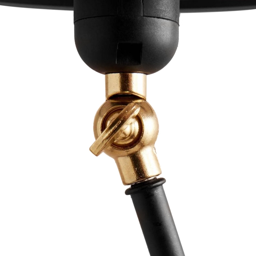 Flexibilní stojací lampa AYD 1xE27/40W/230V černá