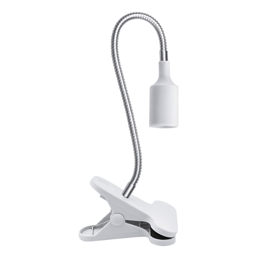 Flexibilní stolní lampa s klipem CLIP 1xE27/30W/230V bílá