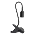 Flexibilní stolní lampa s klipem CLIP 1xE27/30W/230V černá