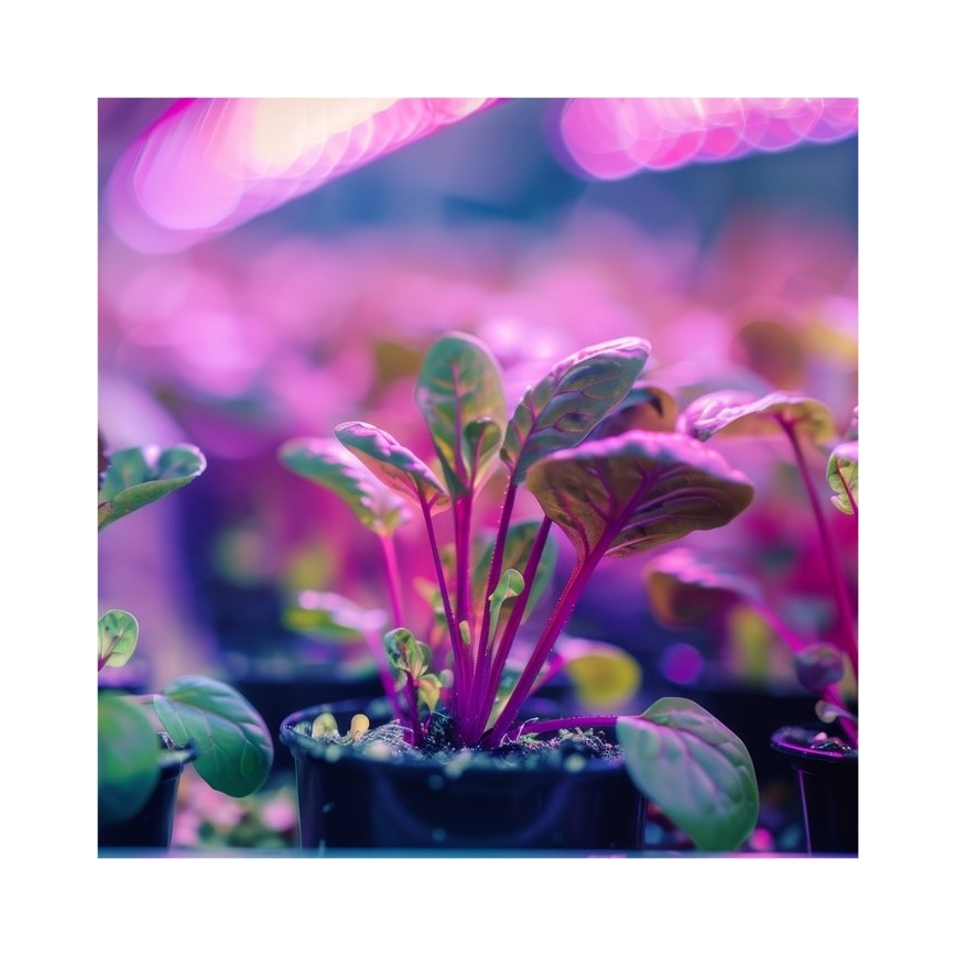 Flexibilní stolní lampa s klipem pro pěstování rostlin PLANTY 1xE27/30W/230V bílá