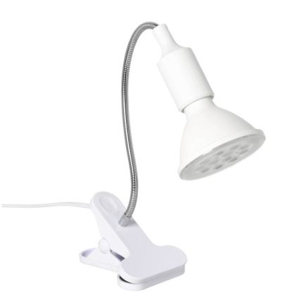 Flexibilní stolní lampa s klipem pro pěstování rostlin PLANTY 1xE27/30W/230V bílá