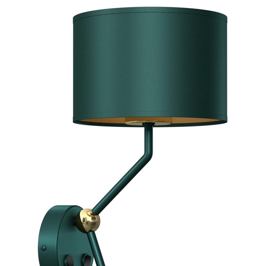 Flexibilní svítidlo VERDE 1xE27/60W/230V + 1xGU10-MR11/7W zelená