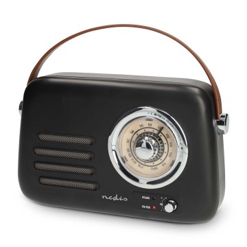 FM retro rádio 3W/5V 1500 mAh