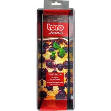 Forma na chleba TORO 31x11,5 cm černá