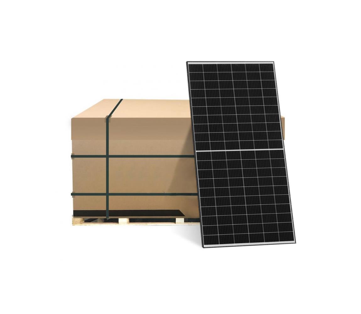 JA SOLAR Fotovoltaický solární panel JA SOLAR 380Wp černý rám IP68 Half Cut- paleta 31 ks B3493-31ks