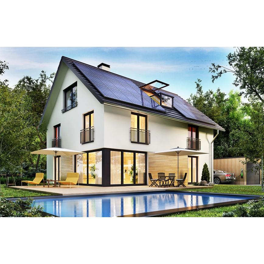 Fotovoltaický solární panel JINKO 380Wp Full Black IP67 Half Cut
