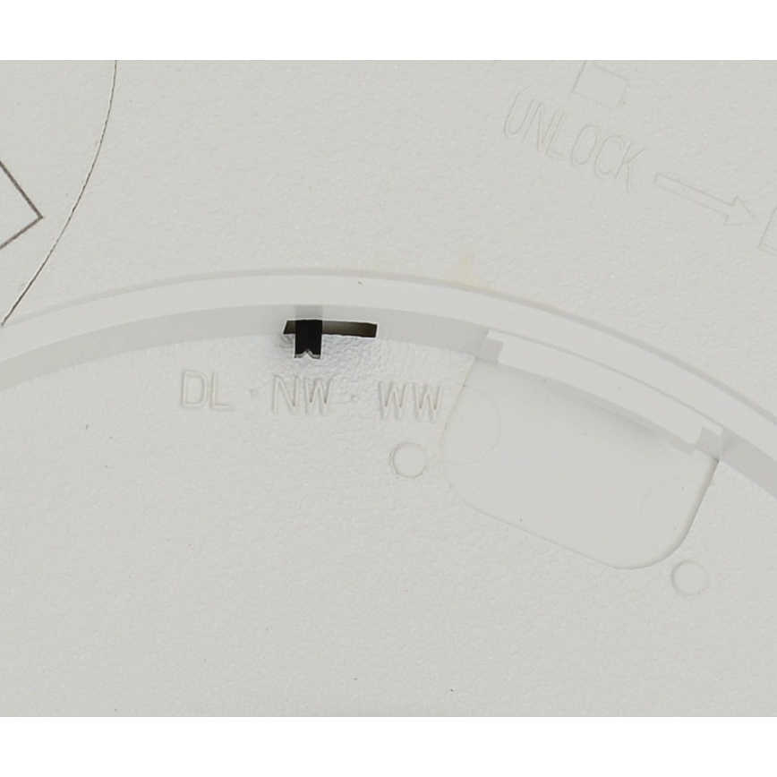 Fulgur 42361 - LED Stropní svítidlo NOMY LED/24W/230V 3000/4000/6000K IP40 pr. 30 cm bílá