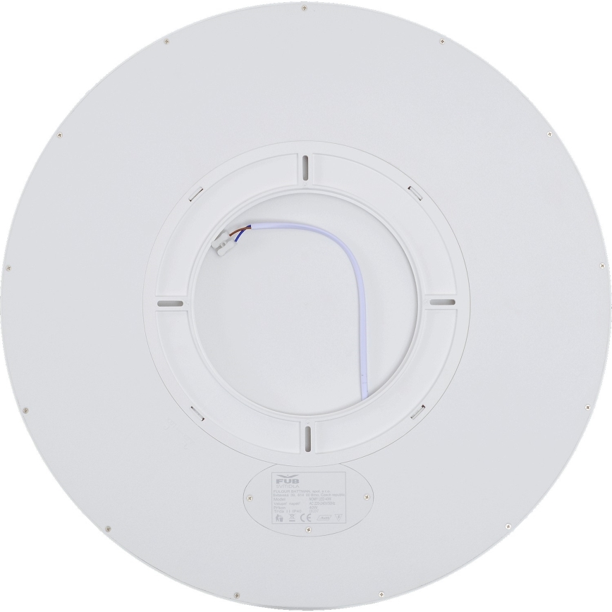 Fulgur 42363 - LED Stropní svítidlo NOMY LED/40W/230V 3000/4000/6000K IP40 pr. 50 cm bílá