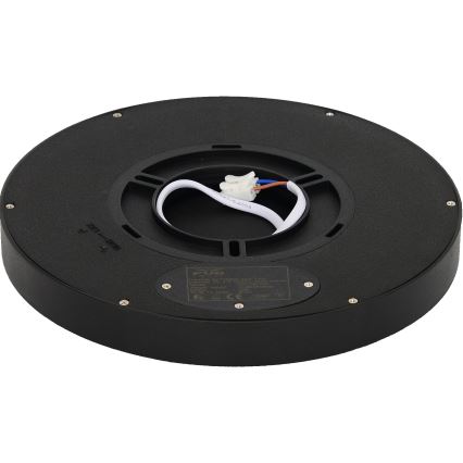 Fulgur s-42585 - LED Stropní svítidlo se senzorem pohybu NOMY-S LED/18W/230V 3000/4000/6000K IP40 pr. 23 cm černá