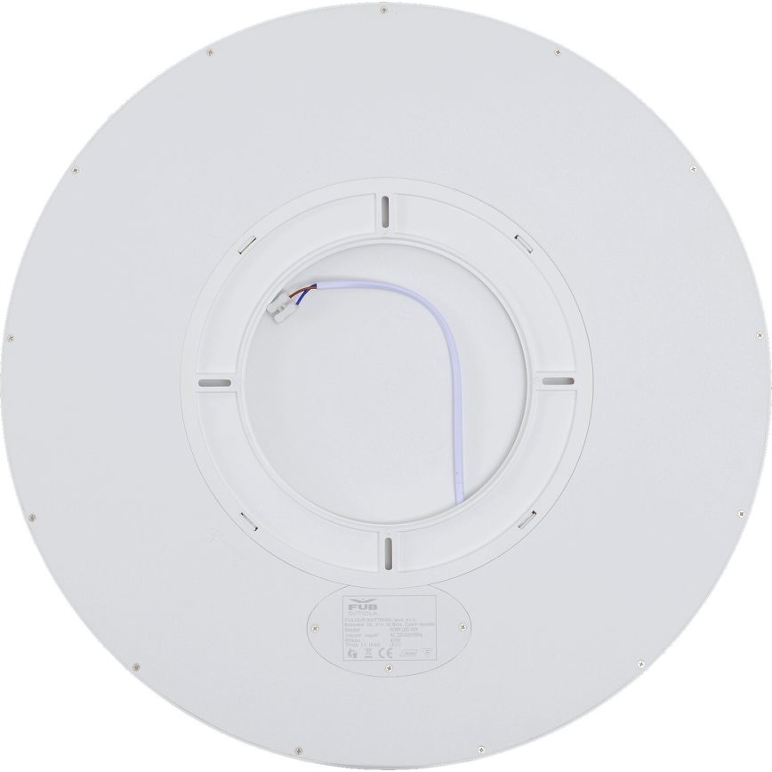 Fulgur s-43039 - LED Stmívatelné stropní svítidlo NOMY-RC LED/40W/230V 3000/4000/6500K pr. 50 cm IP40 bílá + dálkové ovládání