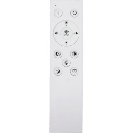 Fulgur s-43059 - LED Stmívatelné stropní svítidlo NOMY LED/50W/230V 3000-6500K pr. 60 cm UGR19 IP40 Wi-Fi černá + dálkové ovládání
