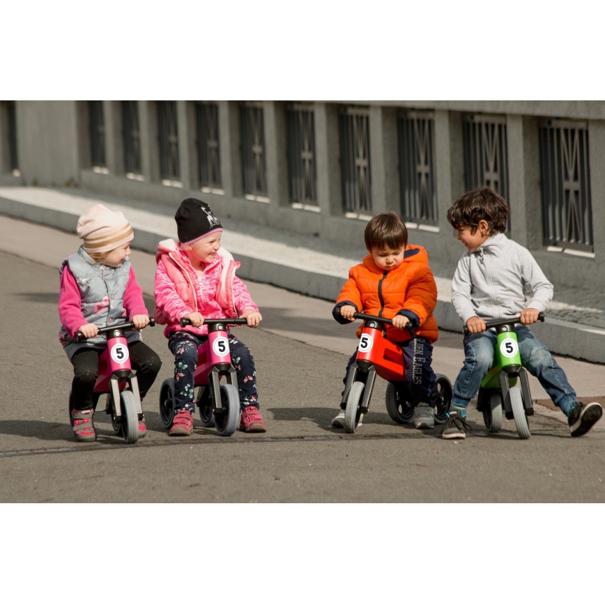 Funny Wheels - Odrážedlo 2v1 RIDER SPORT červená/černá