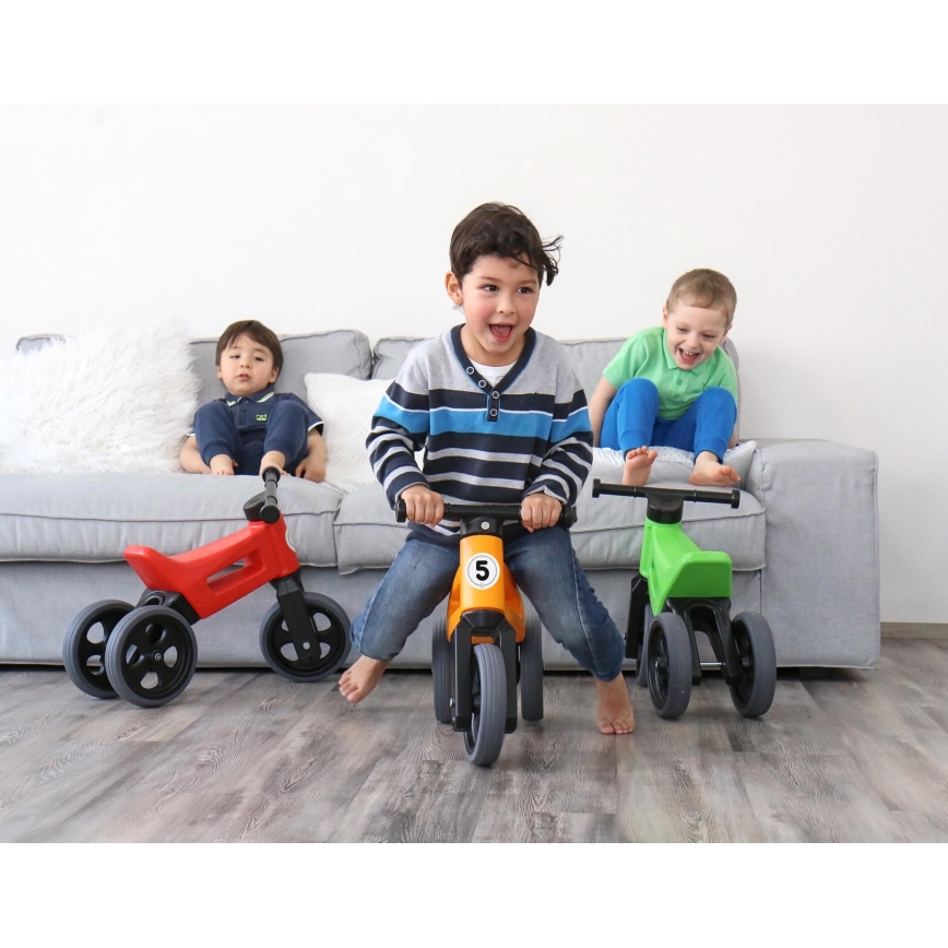 Funny Wheels - Odrážedlo 2v1 RIDER SPORT zelená/černá