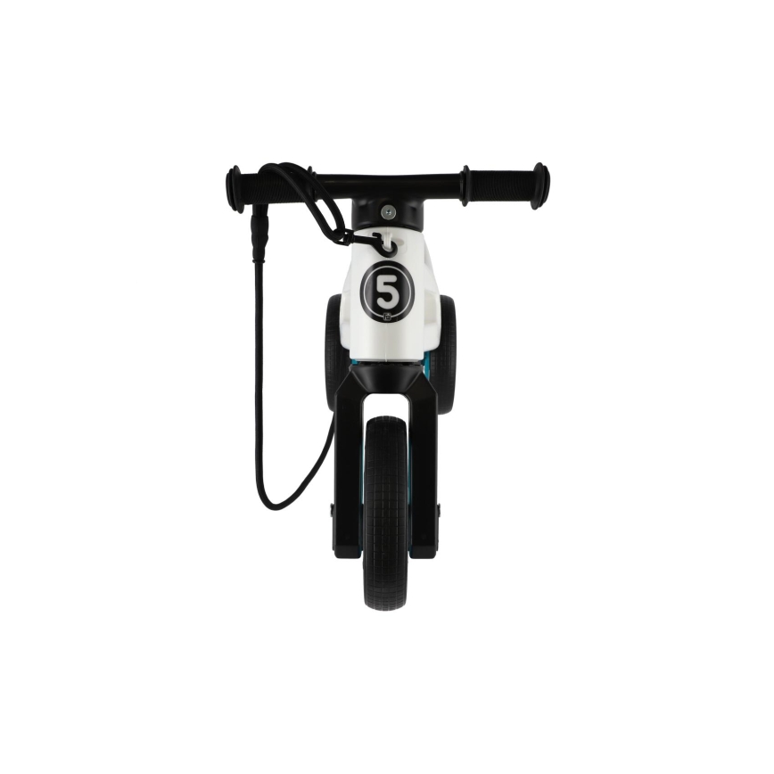 Funny Wheels - Odrážedlo 2v1 RIDER SUPER SPORT bílá/černá/modrá