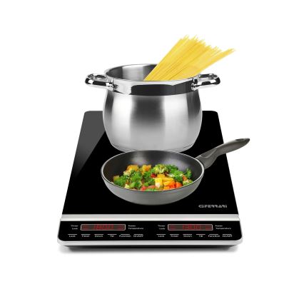 G3Ferrari G1013900 - Indukční dvouplotýnkový vařič DINAMIKO 3100W/230V černá