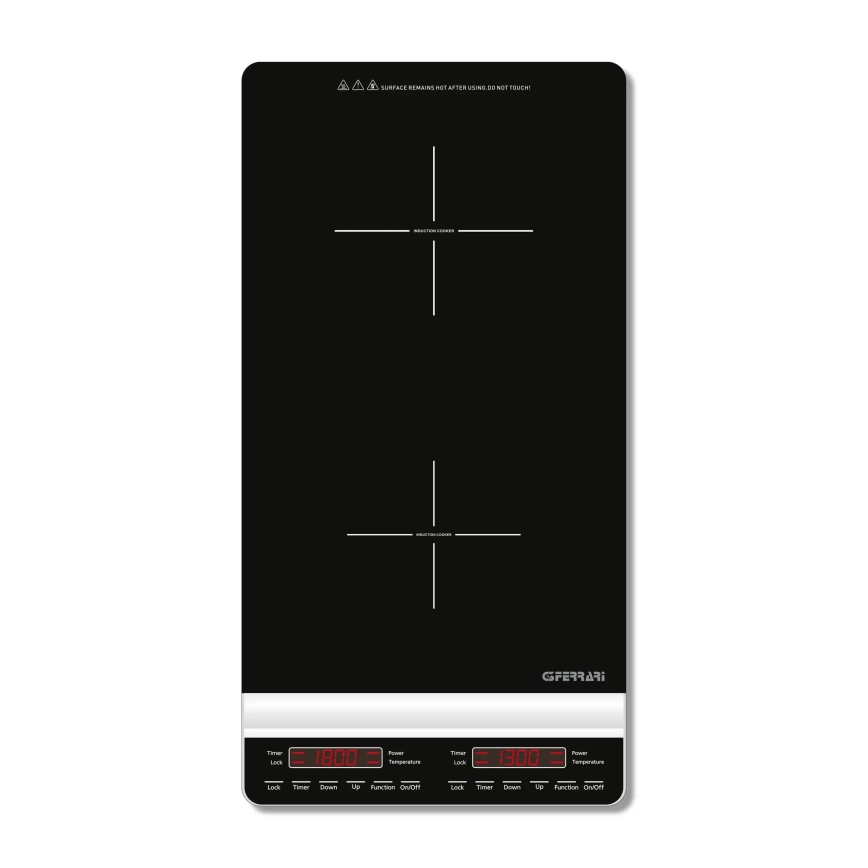 G3Ferrari G1013900 - Indukční dvouplotýnkový vařič DINAMIKO 3100W/230V černá