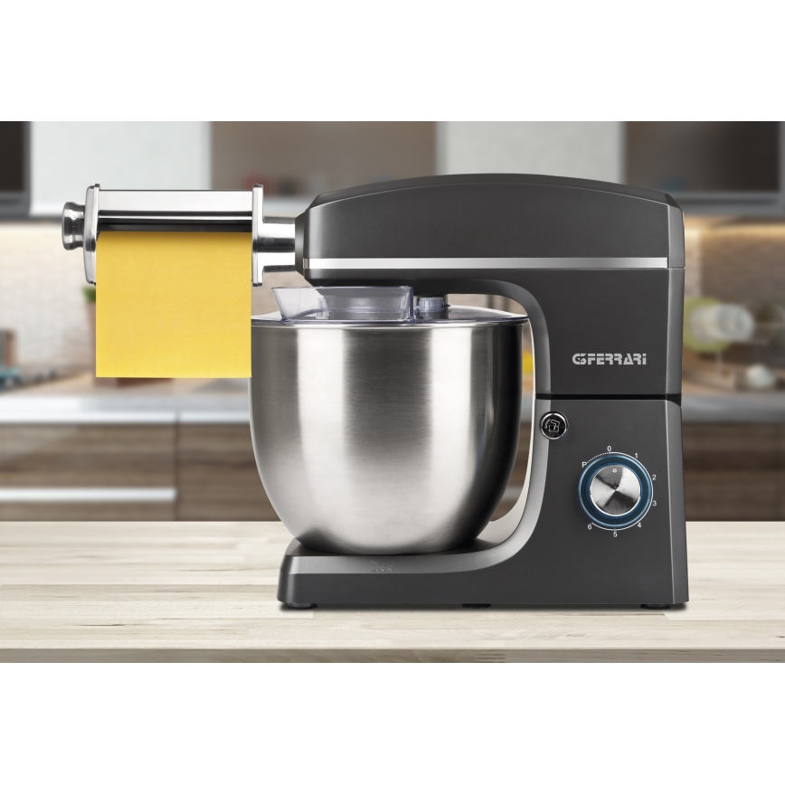 G3Ferrari G20113 -Kuchyňský robot s nerezovou mísou PASTAIO 10 l 2200W/230V šedá
