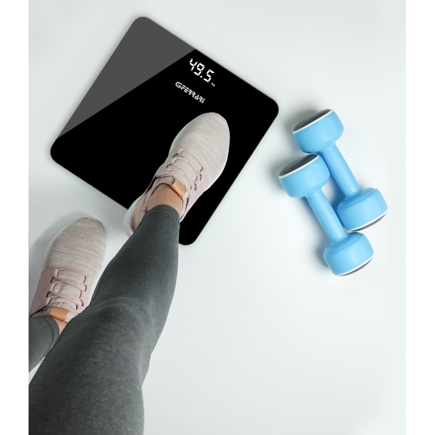 G3Ferrari G3005800 - Digitální osobní váha 3xAAA černá