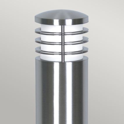 Garden Zone - Venkovní lampa SANDBANKS 1xE27/60W/230V IP44 matný chrom
