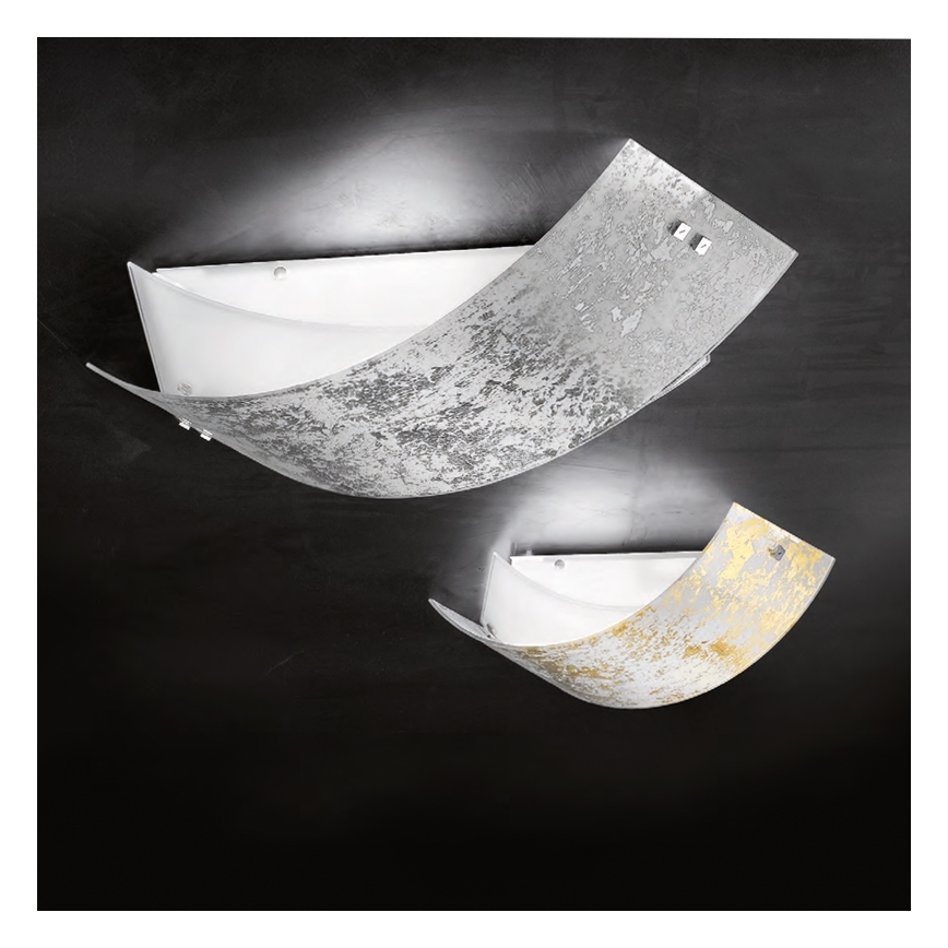 Gea Luce CAMILLA P M arg - Stropní svítidlo CAMILLA 2xE27/70W/230V 63,5 cm stříbrná