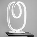 Gea Luce DIVA L BIANCO SATINATO - LED Stmívatelná stolní lampa DIVA LED/17W/230V bílá