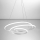 Gea Luce DIVA S G TITANIO - LED Stmívatelný lustr na lanku DIVA LED/44W/230V šedá