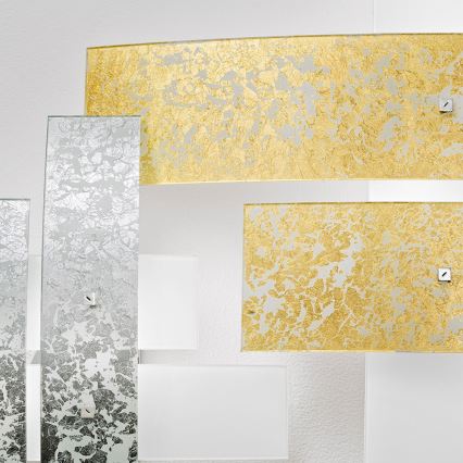 Gea Luce LARA P G oro - Stropní svítidlo LARA 4xE27/52W/230V 91 cm zlatá