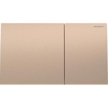 Geberit 115.622.QB.1 - Splachovací tlačítko Sigma70 25x14,6 cm kartáčovaná červená zlatá