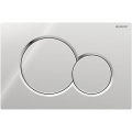 Geberit 115.770.21.5 - Splachovací tlačítko Sigma01 Round 24,6x16,4 cm lesklý chrom