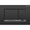 Geberit 115.883.KM.1 - Splachovací tlačítko Sigma30 24,6x16,4 cm černá/lesklý chrom