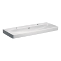 Geberit 500.253.01.1 - Závěsné dvojumyvadlo Smyle Square 120x48 cm keramika/bílá