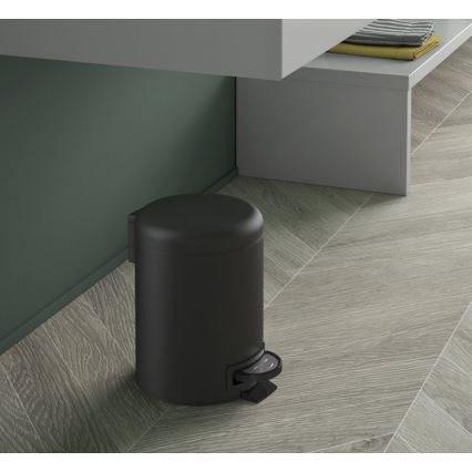 Gedy - Odpadkový koš POTTY 3 l Soft Close matná černá