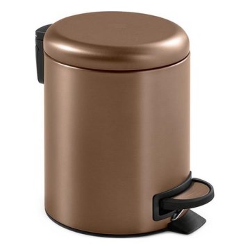 Gedy - Odpadkový koš POTTY 5 l Soft Close bronzová