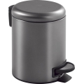 Gedy - Odpadkový koš POTTY 5 l Soft Close metalicky šedá