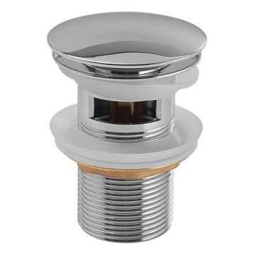 Gedy - Umyvadlová výpusť CLICK-CLACK pr. 6,6 cm lesklý chrom