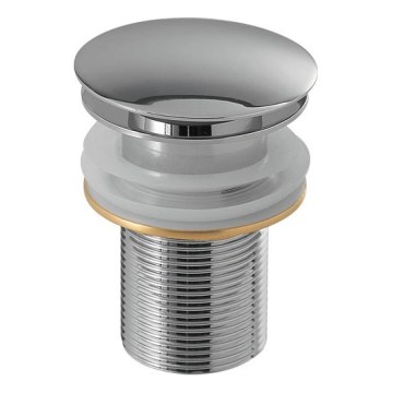 Gedy - Umyvadlová výpusť CLICK-CLACK pr. 6,6 cm lesklý chrom