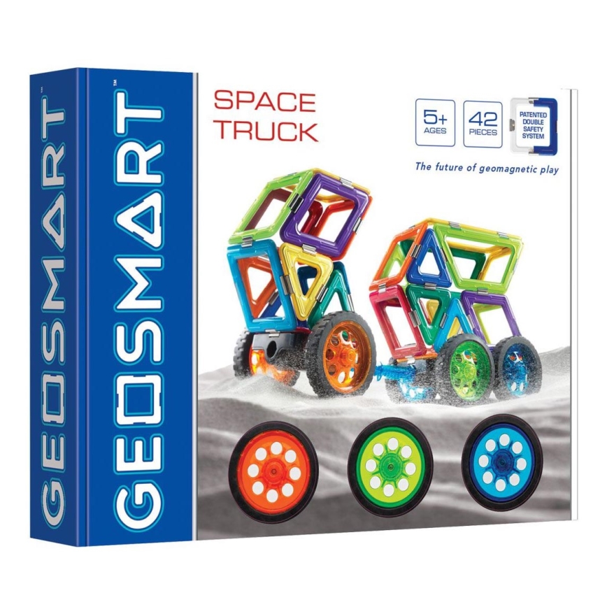 GeoSmart - Magnetická stavebnice Space Truck 42 ks