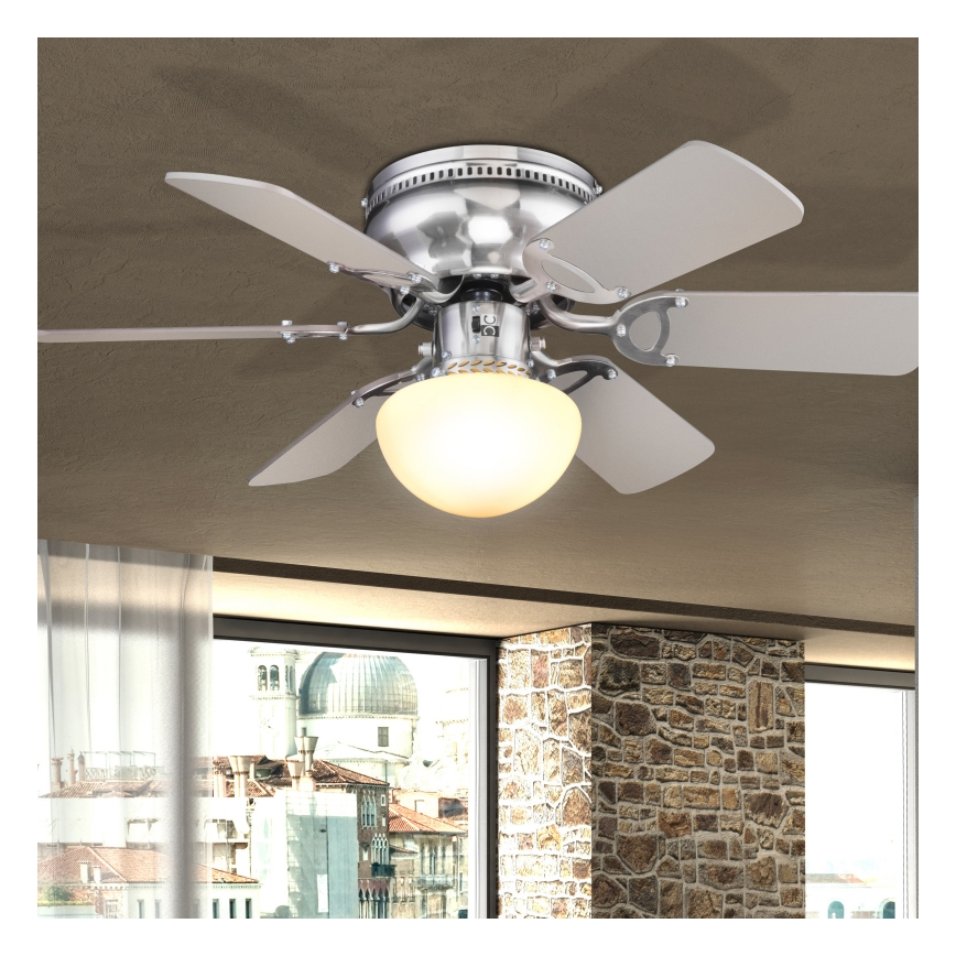 Globo - Stropní ventilátor 1xE27/60W/230V