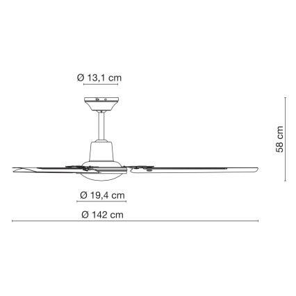 Globo - Stropní ventilátor