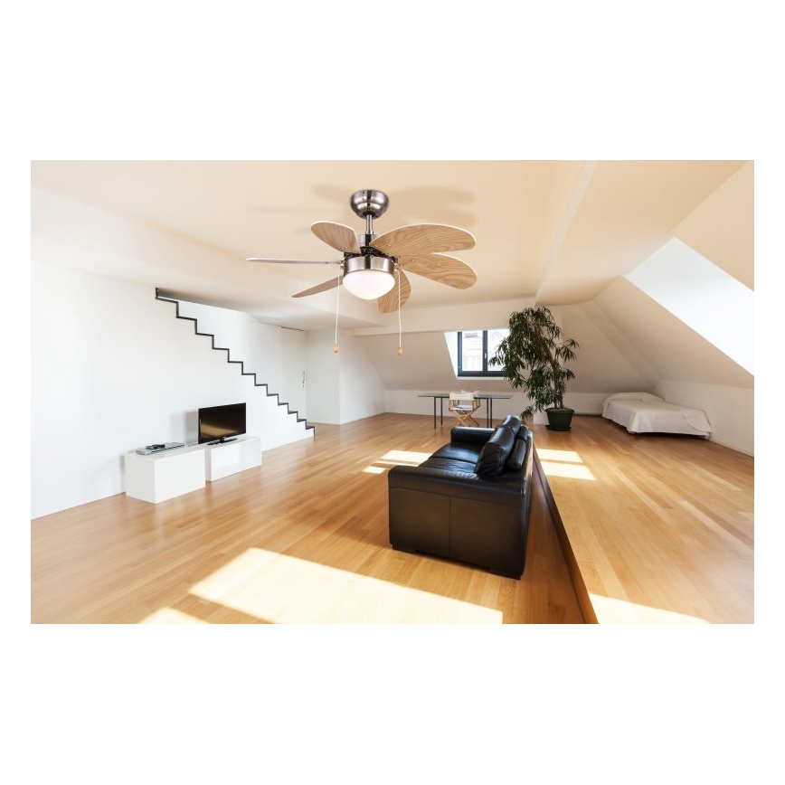 Globo - Stropní ventilátor 1xE14/60W/230V