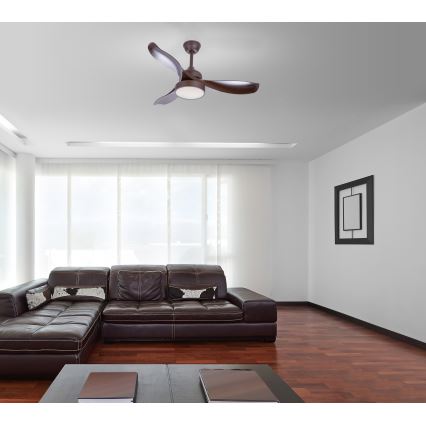 Globo - LED Stropní ventilátor LED/18W/230V + dálkové ovládání