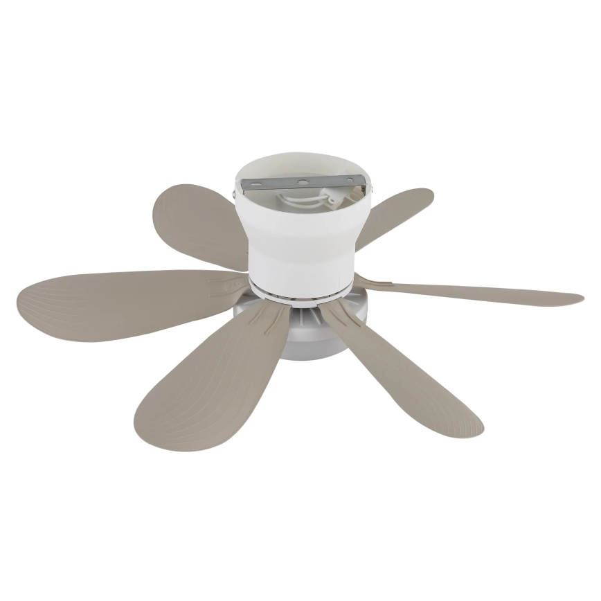 Globo - LED Stmívatelný stropní ventilátor LED/5W/230V 2700-6500K béžová + dálkové ovládání