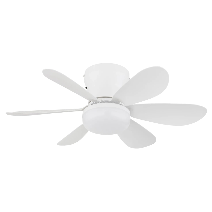 Globo - LED Stmívatelný stropní ventilátor LED/5W/230V 2700-6500K bílá + dálkové ovládání