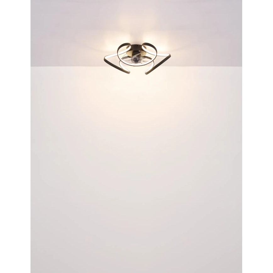 Globo - LED Stmívatelný stropní ventilátor LED/40W/230V 3000-6000K + dálkové ovládání