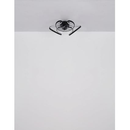 Globo - LED Stmívatelný stropní ventilátor LED/40W/230V 3000-6000K + dálkové ovládání