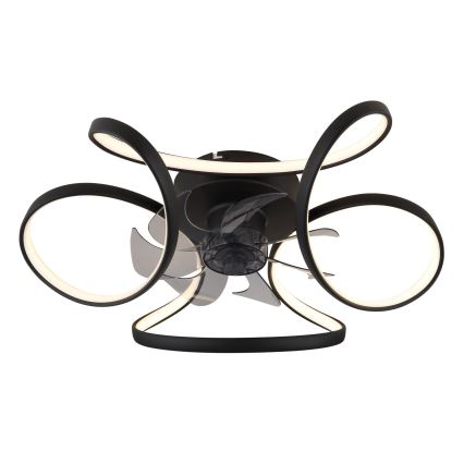 Globo - LED Stmívatelný stropní ventilátor LED/40W/230V 3000-6000K + dálkové ovládání