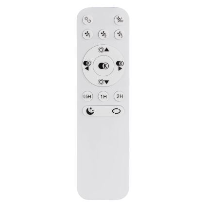 Globo - LED Stmívatelný stropní ventilátor LED/40W/230V 3000-6000K + dálkové ovládání