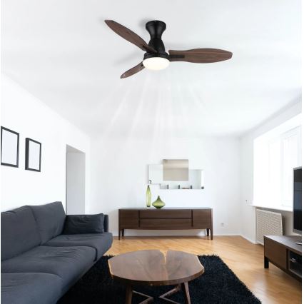 Globo - LED Stmívatelný stropní ventilátor LED/22W/230V 3000/4500/6000K + dálkové ovládání