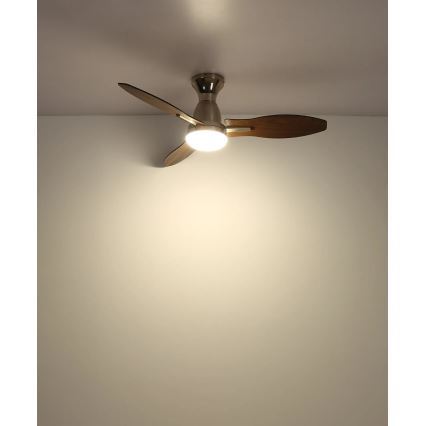 Globo - LED Stmívatelný stropní ventilátor LED/22W/230V 3000/4500/6000K + dálkové ovládání