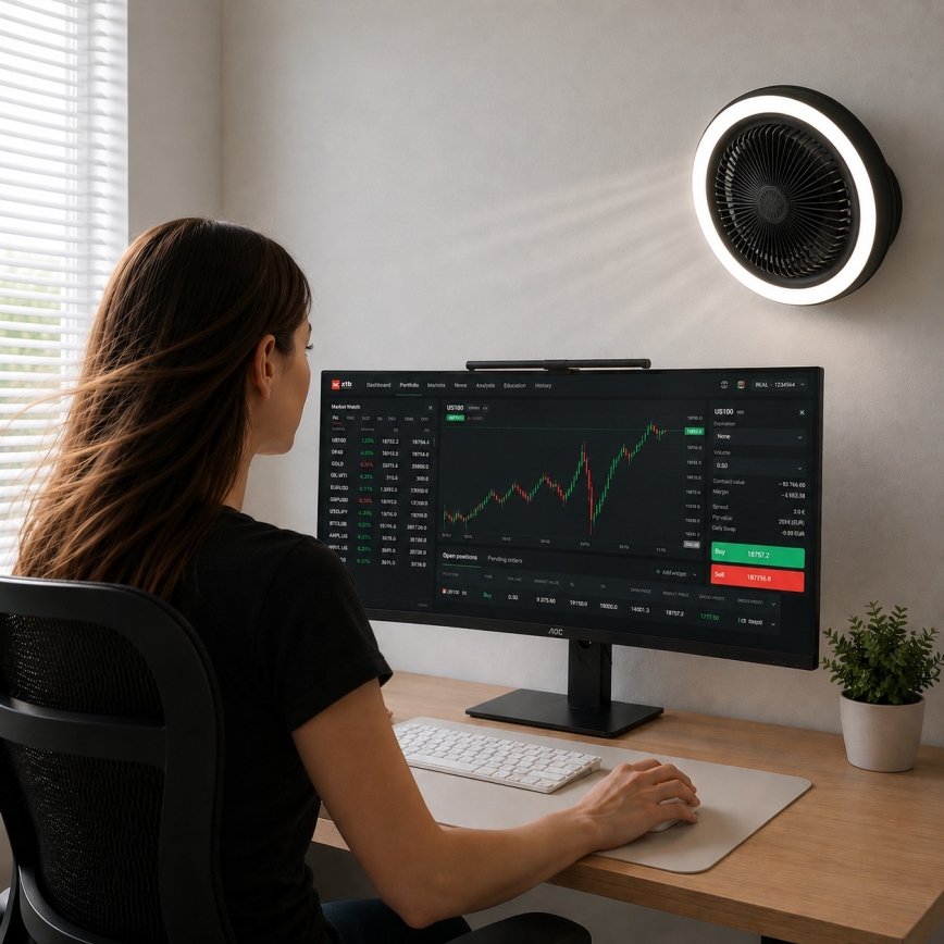 Globo - LED Stmívatelný stropní ventilátor LED/20W/230V 3000-6500K černá + dálkové ovládání